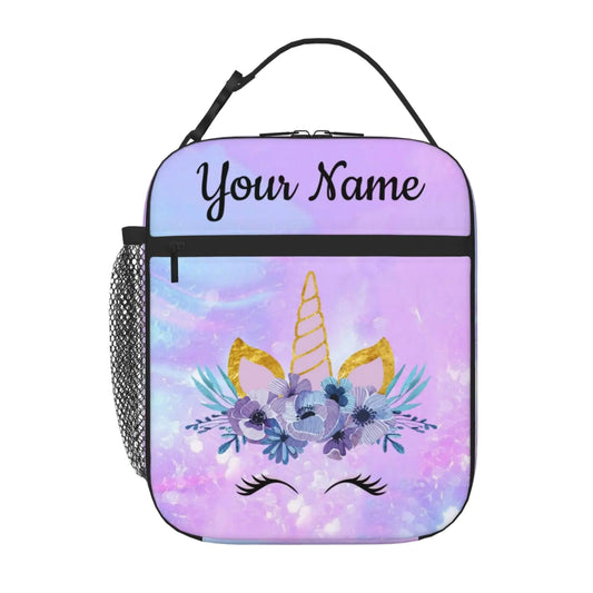 Personalized Lunch Bag for Women Men Custom Name Lunch Bags Customized Insulated Lunch Box Tote Bags Gifts for Work Picnic Travel
